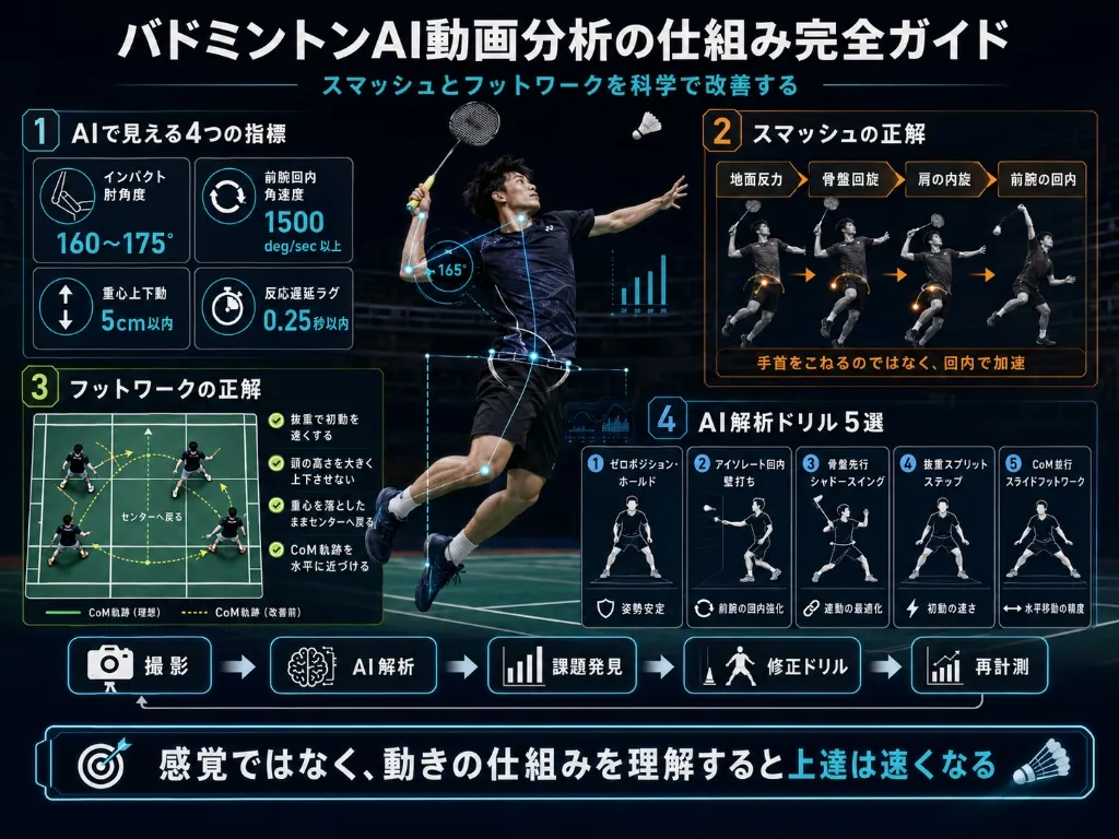 バドミントンAI動画分析の仕組み完全ガイド
