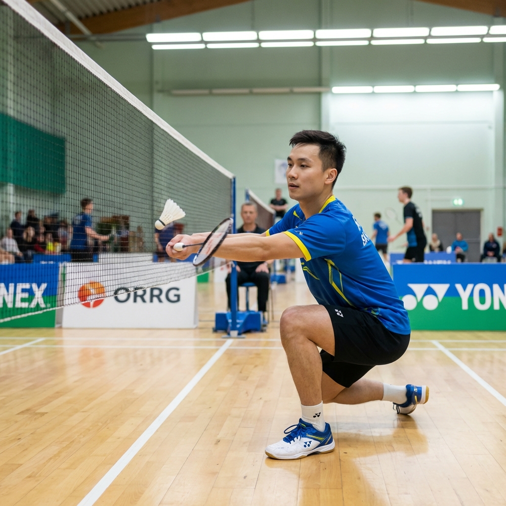 バドミントンドロップショットの打ち方｜相手を前に引き出すテクニック