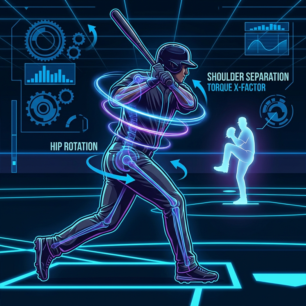 【完全版】バッティングの飛距離は「割れ」で決まる｜X-Factorと身体の連動の科学