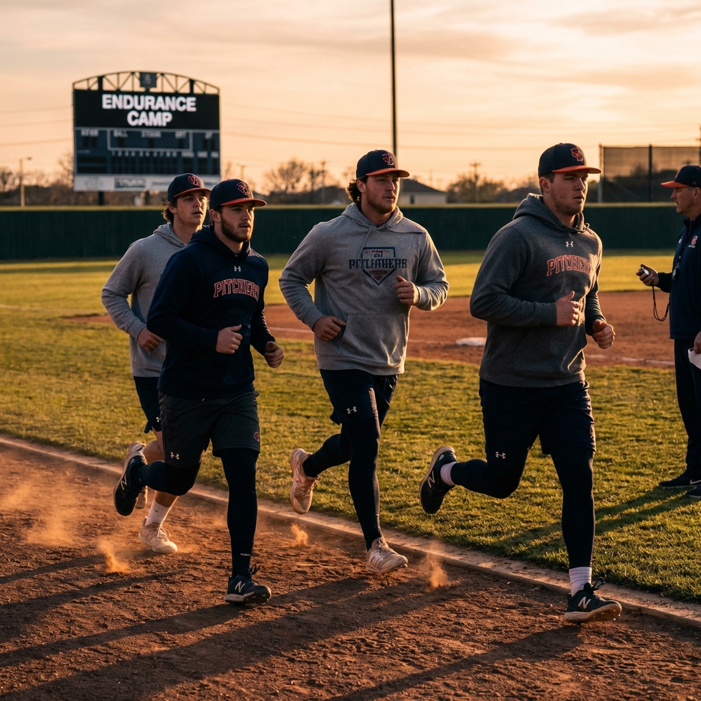 ピッチャーのスタミナ強化|終盤でも球威を維持する科学的トレーニング5選と週間プログラム