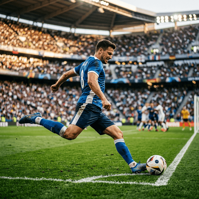 サッカーのコーナーキック（CK）でヘディングを合わせる動き方とマークの外し方