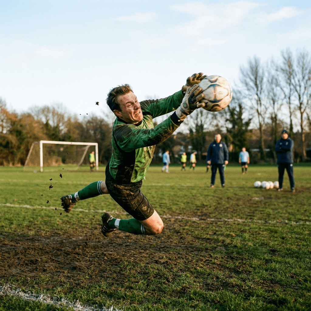 GKの実戦セービング練習｜反応速度と1対1に強くなるメニュー