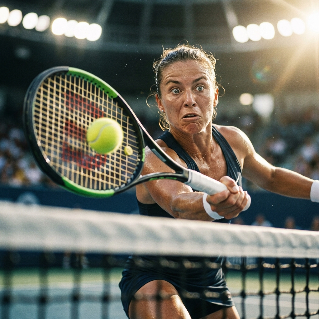 テニスボレーの打ち方｜「振らない」ブロック技術を身体の仕組みで解説